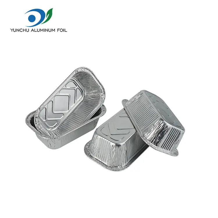 स्क्वेअर एअर फ्रायर केटरिंग सिल्व्हर अॅल्युमिनियम फॉइल कंटेनर स्क्वेअर एअर फ्रायर केटरिंग सिल्व्हर अॅल्युमिनियम फॉइल कंटेनर