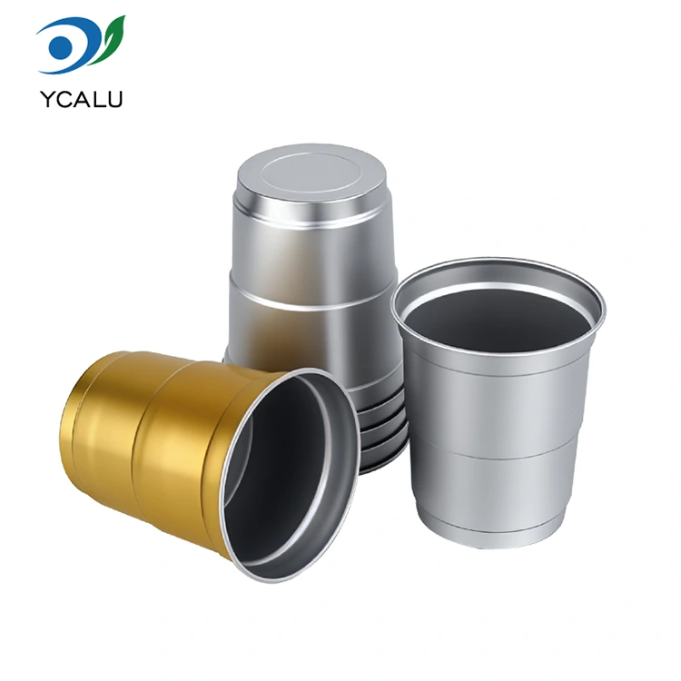 9oz डिस्पोजेबल ॲल्युमिनियम कोल्ड ड्रिंक ॲल्युमिनियम ड्रिंक कप 9oz डिस्पोजेबल ॲल्युमिनियम कोल्ड ड्रिंक ॲल्युमिनियम ड्रिंक कप