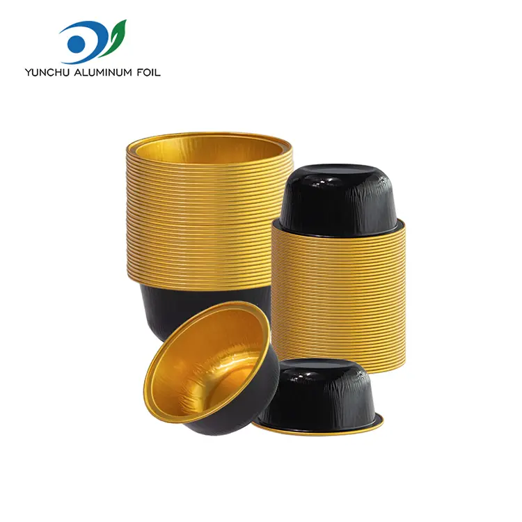 रंगीत गोल रोस्ट स्मूथवॉल अॅल्युमिनियम फॉइल कंटेनर रंगीत गोल रोस्ट स्मूथवॉल अॅल्युमिनियम फॉइल कंटेनर