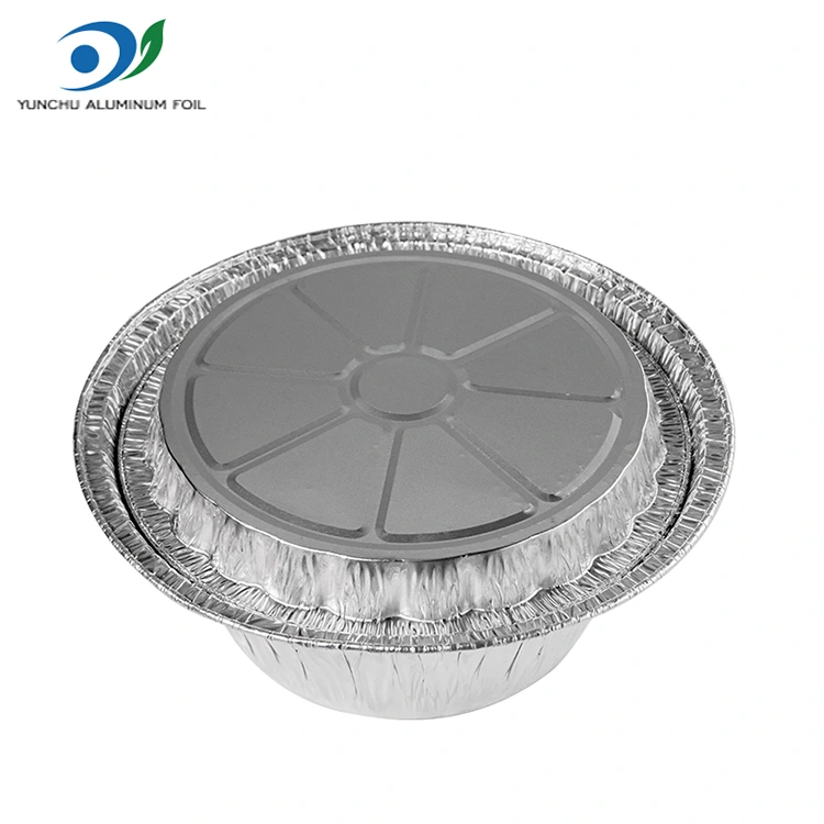 डिस्पोजेबल ग्रेटिन टेकवे सिल्व्हर अॅल्युमिनियम फॉइल कंटेनर
