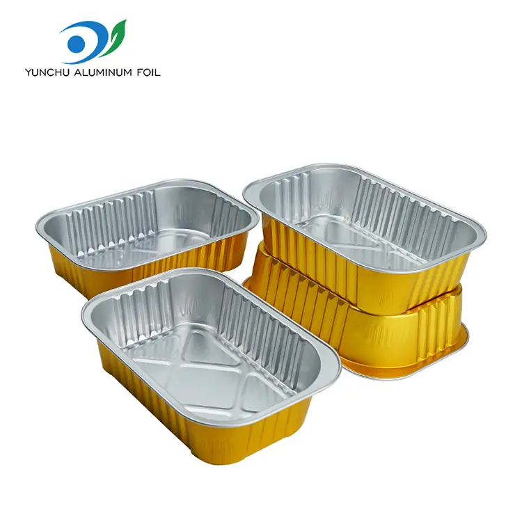 डिस्पोजेबल आयताकृती ग्रिल अॅल्युमिनियम फॉइल कंटेनर डिस्पोजेबल आयताकृती ग्रिल अॅल्युमिनियम फॉइल कंटेनर