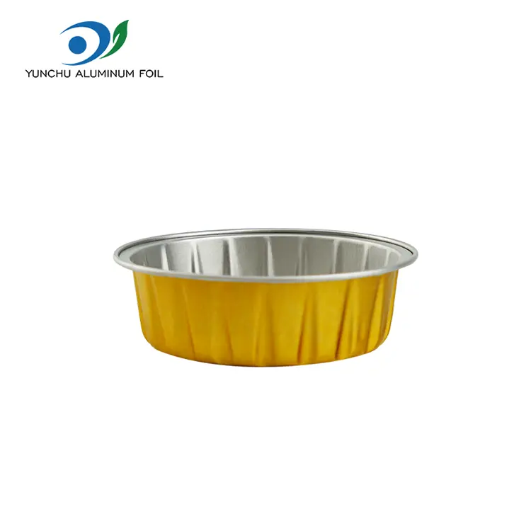 डिस्पोजेबल राउंड रोस्ट स्मूथवॉल अॅल्युमिनियम फॉइल कंटेनर डिस्पोजेबल राउंड रोस्ट स्मूथवॉल अॅल्युमिनियम फॉइल कंटेनर