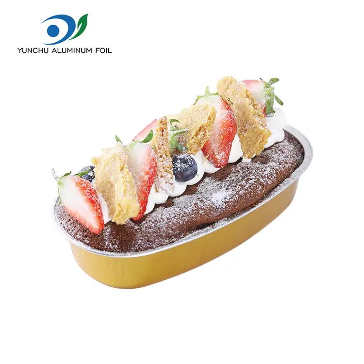 ओव्हल कलर स्मूथवॉल अॅल्युमिनियम फॉइल कंटेनर