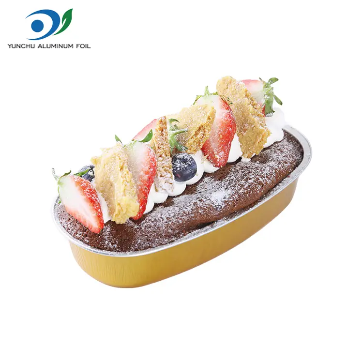 ओव्हल कलर स्मूथवॉल अॅल्युमिनियम फॉइल कंटेनर