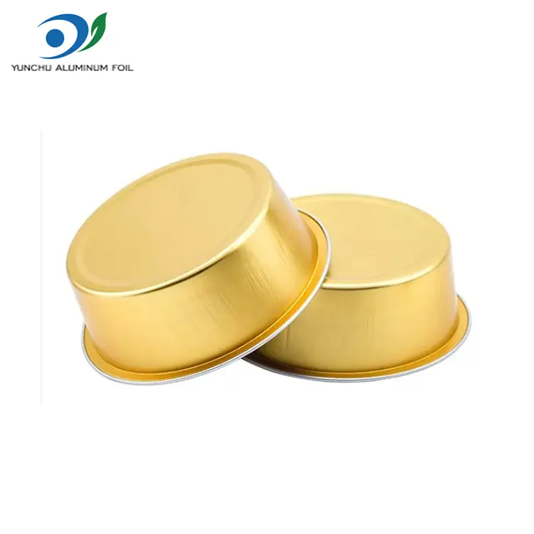 गोल रंग बेकिंग स्मूथवॉल अॅल्युमिनियम फॉइल कंटेनर