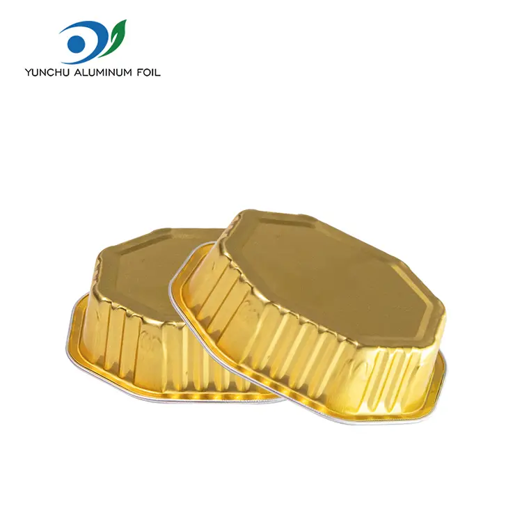 विशेष आकाराचे केक कप स्मूथवॉल अॅल्युमिनियम फॉइल कंटेनर