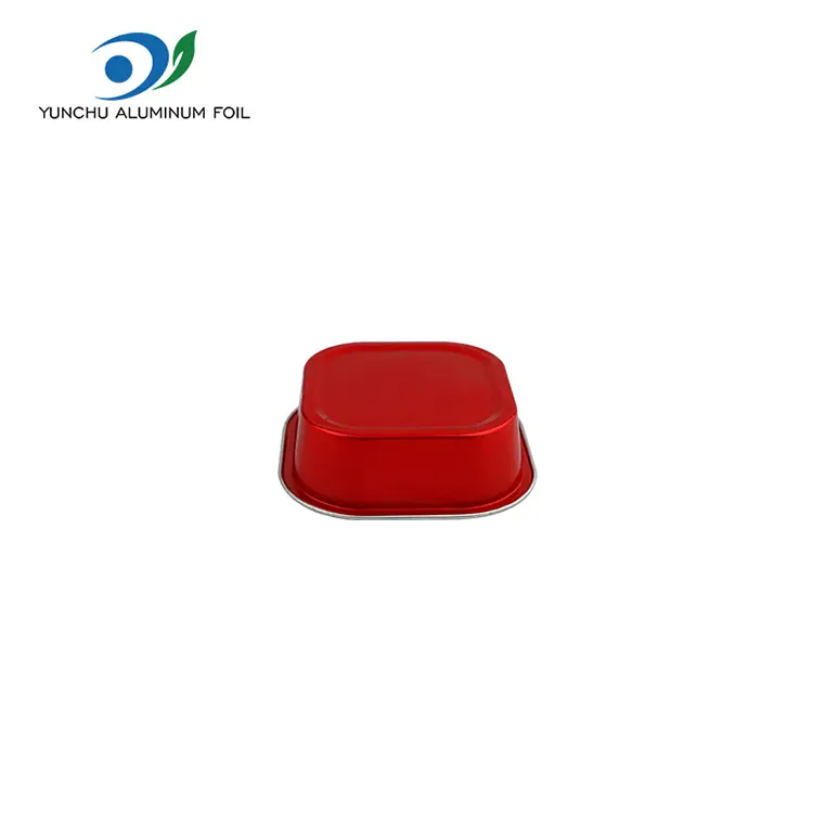 स्क्वेअर बेक जाड स्मूथवॉल अॅल्युमिनियम फॉइल कंटेनर
